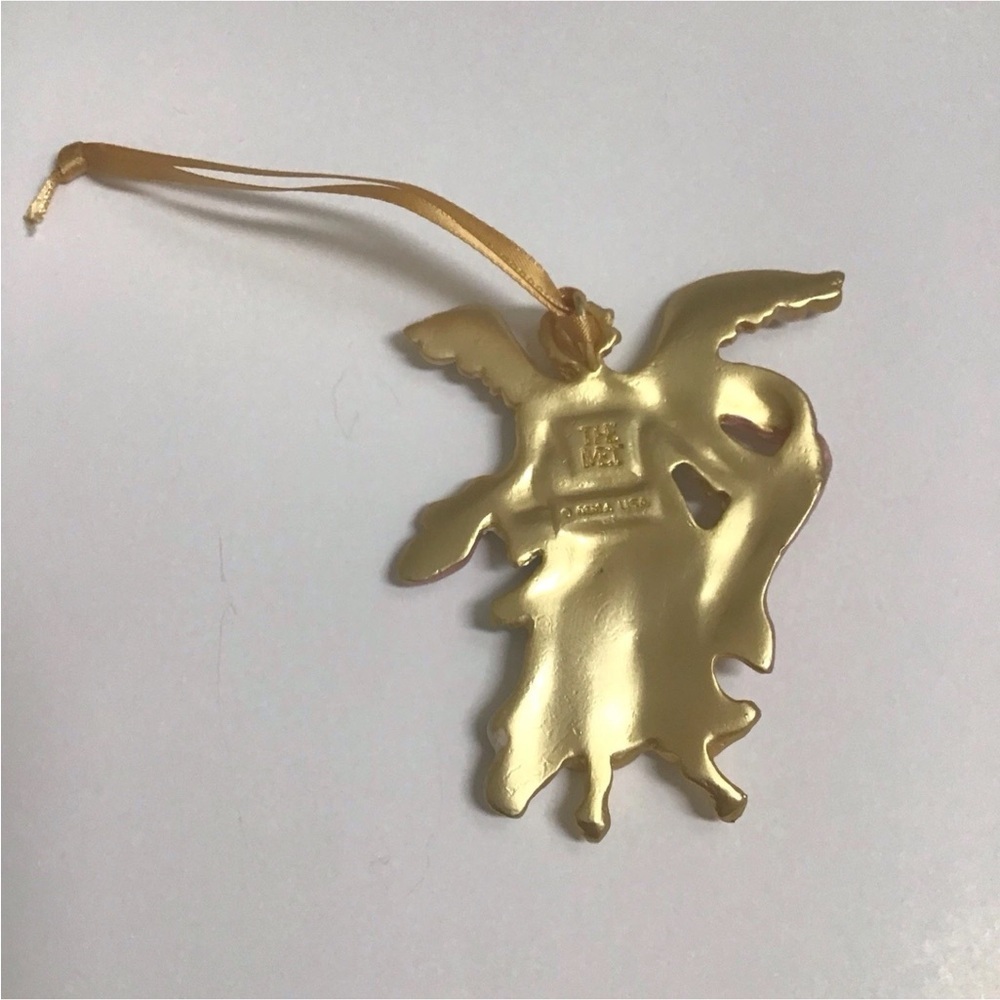 The Met New York Museum of Art 2018 Angel Christmas Tree Ornament Gold USA NEW - Picture 9 of 16